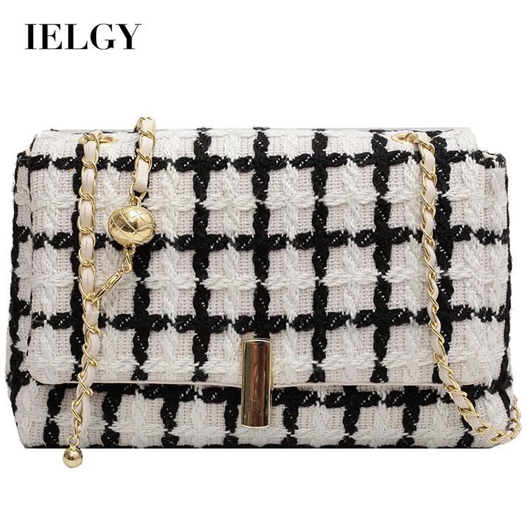 Túi Đeo Chéo Vai Bằng Len Thời Trang Sành Điệu Cho Nữ