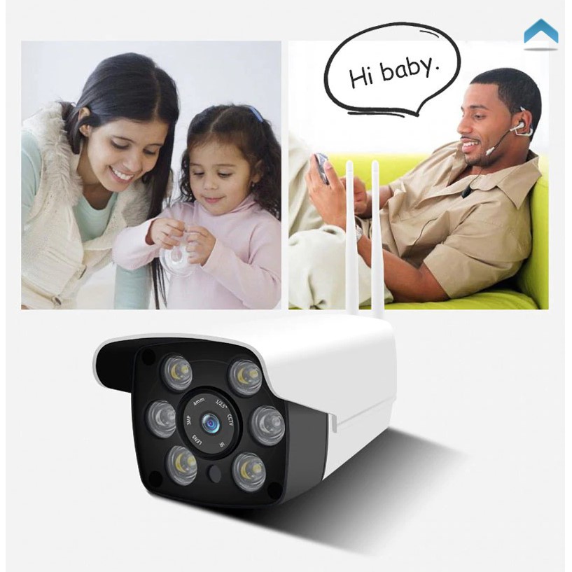 camera YOOSEE wifi 2.0 ngoài trời chống nước FullHD 1920 x 1080P -4 đèn hồng ngoại