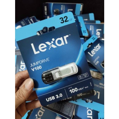 USB 32Gb Lexar Jump Drive V100 USB 3.0 tốc độ đọc up to 100MB/s read