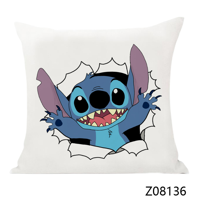 Vỏ Gối In Hình Nhân Vật Stitch Đáng Yêu