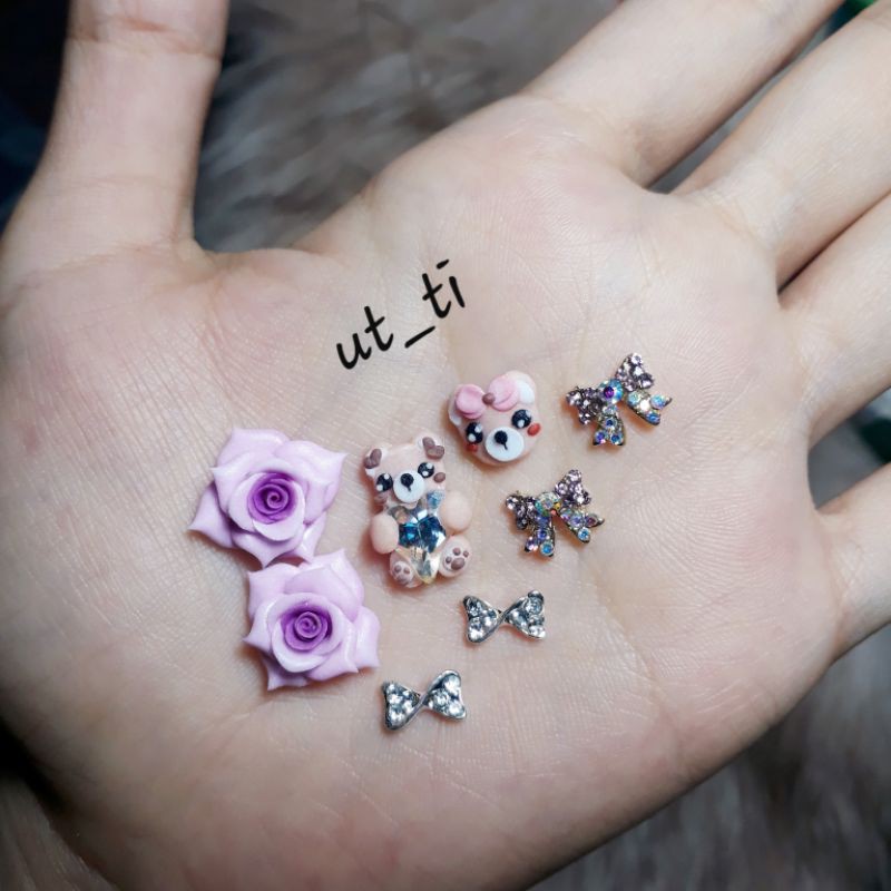 Hoa hồng bột nail