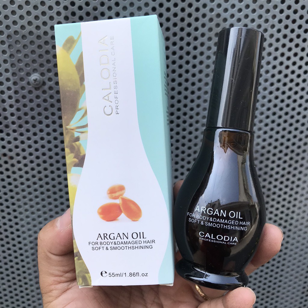 Tinh dầu phục hồi Calodia Argan Oil bóng tóc 55ml