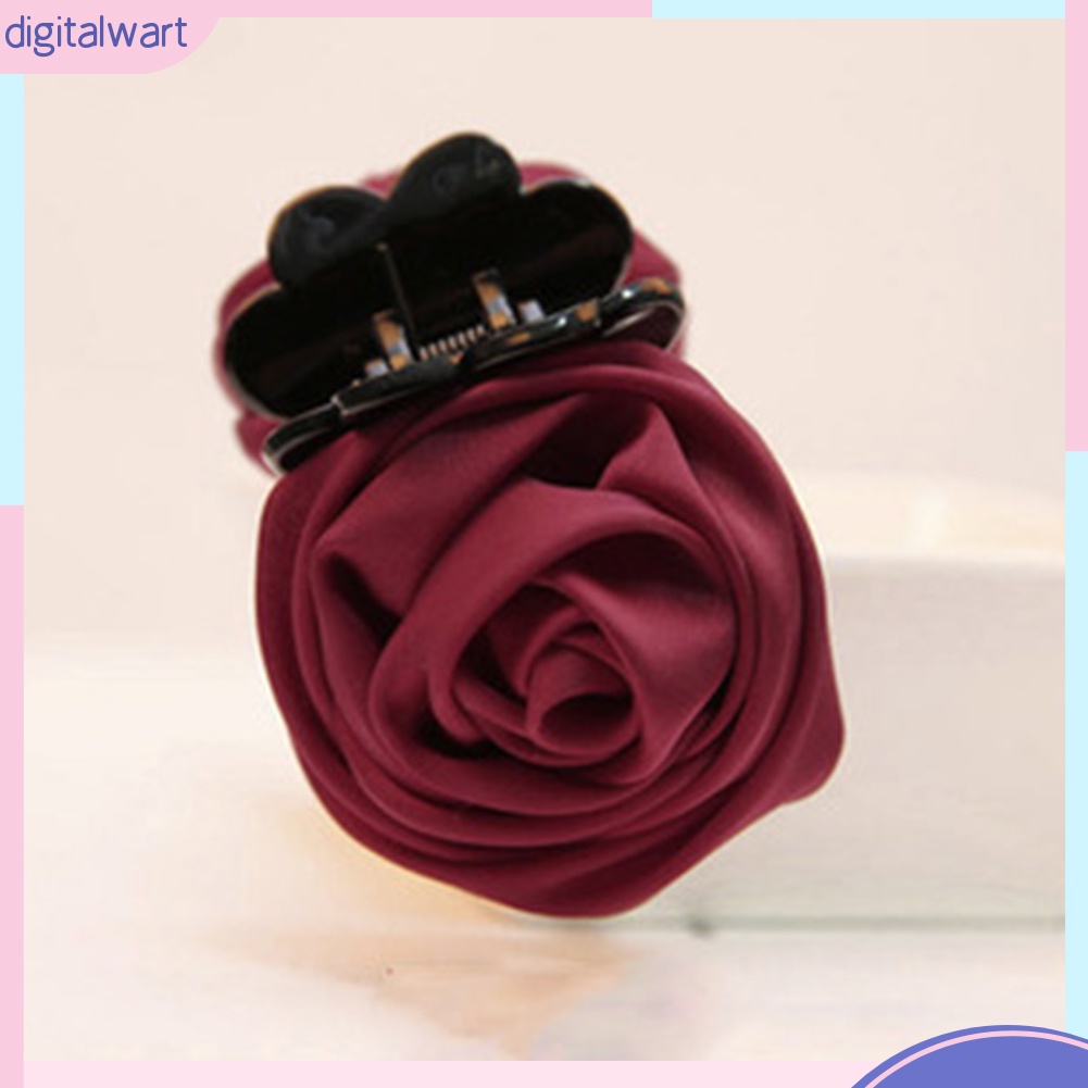 Kẹp Tóc Hoa Hồng Vải Thời Trang Cho Nữ