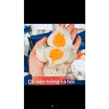 Bánh bao nhân trứng cá hồi CB - viên thả lẩu malaysia 500gr