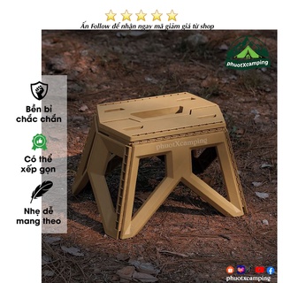 Ghế cắm trại xếp gọn ghế đẩu cắm trại dã ngoại - phuotXcamping