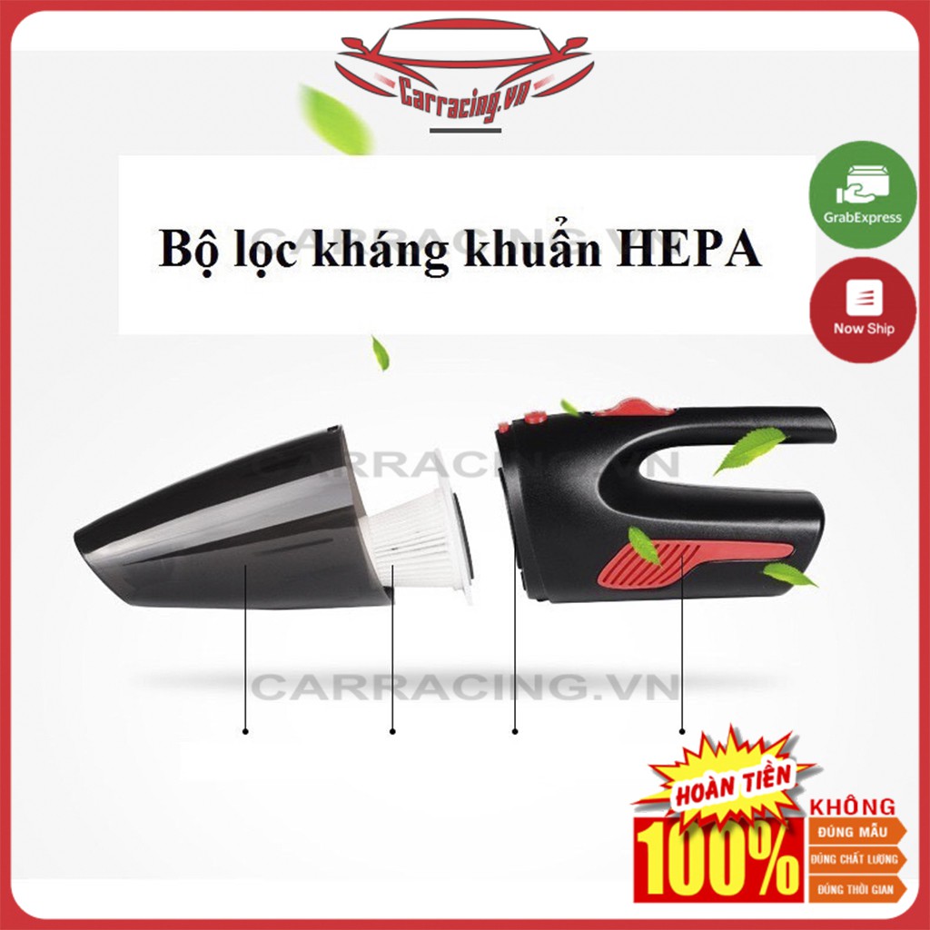 Máy Hút Bụi Mini CARRACING Máy Hút Bụi cầm tay Không Dây và Có Dây Cho Ô Tô và Gia Đình - Phụ kiện nội thất  Xe Hơi | BigBuy360 - bigbuy360.vn