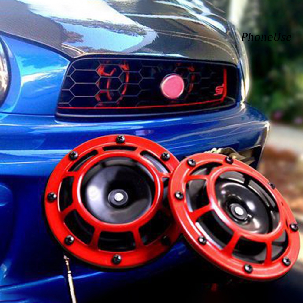 Bộ 2 Còi Điện Âm Thanh Lớn 12V Cho Xe Hơi