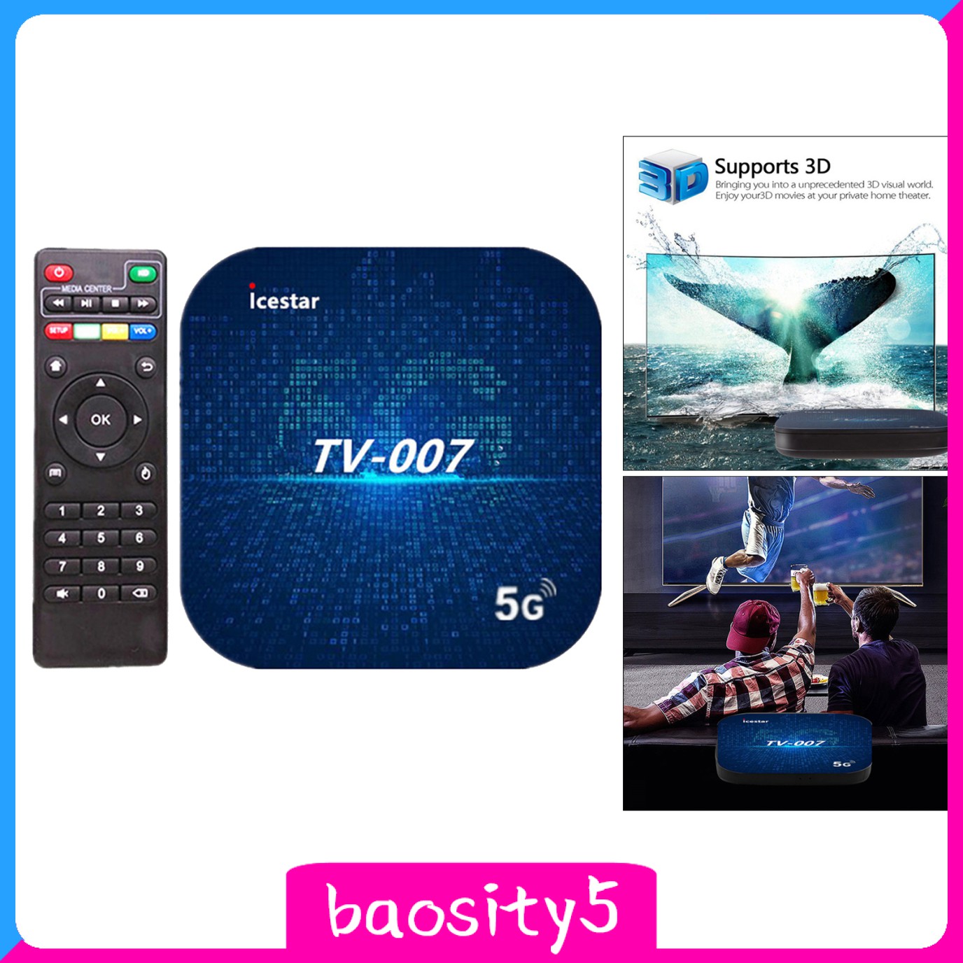 Tv Box Thông Minh Android 9.0 5g Dual Bt Ultra Hd Phích Cắm Us | BigBuy360 - bigbuy360.vn