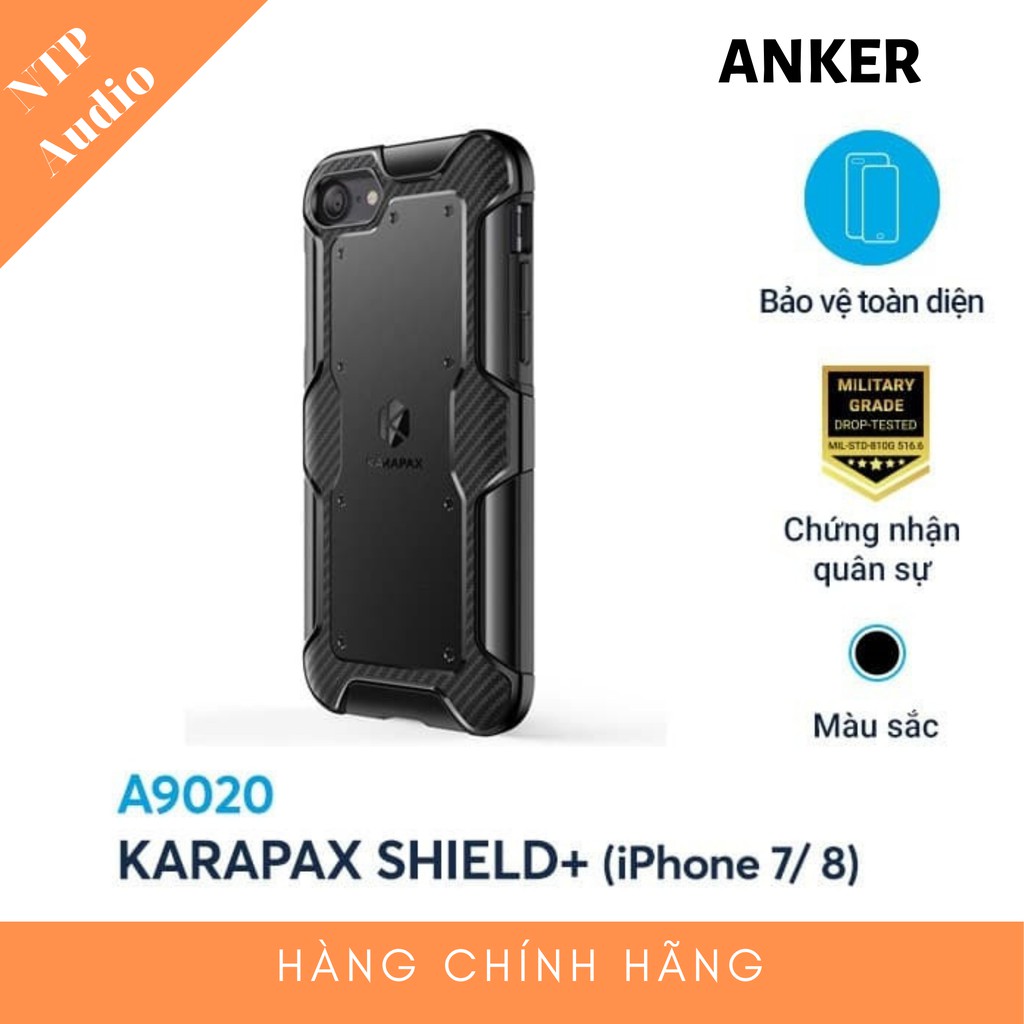 Ốp lưng ANKER Karapax Shield + cho iPhone 7 / 8 - A9020 (không kèm hộp)