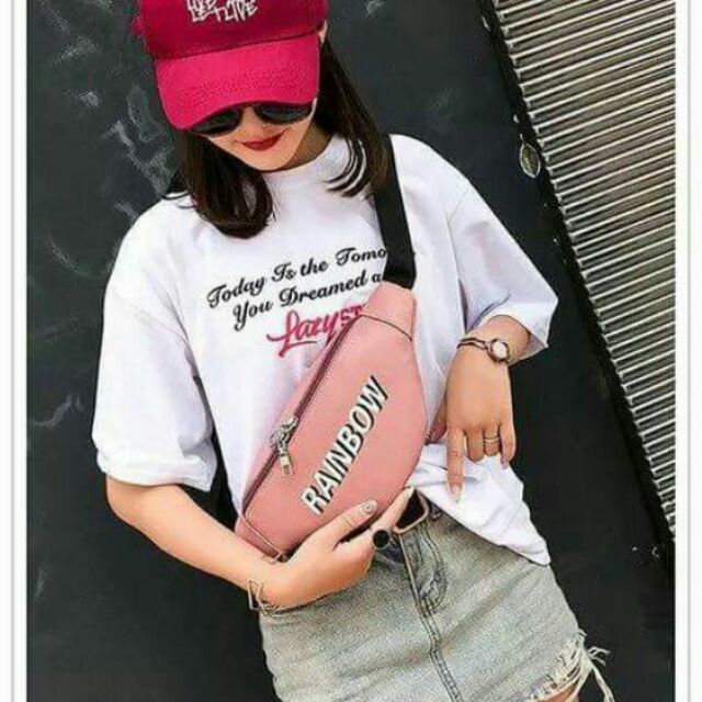 Túi đeo bung rainbow