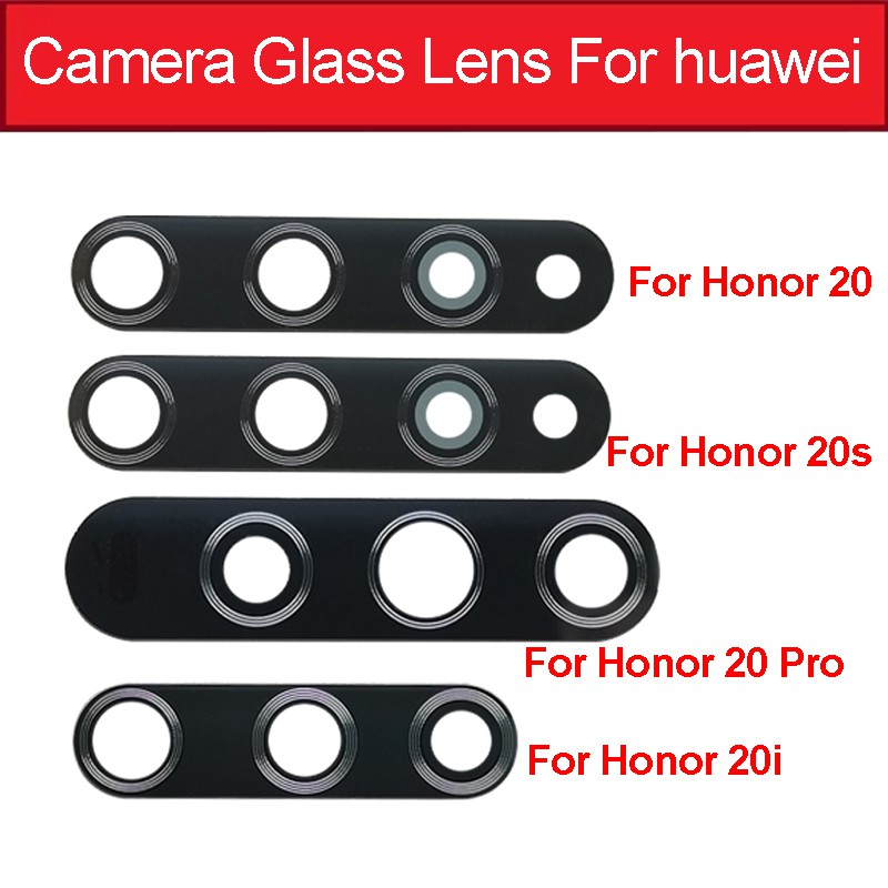 Lưng Thấu Kính Camera Sau Kèm Miếng Dán Trang Trí Cho Huawei Honor 20 20i 20s 20 Pro lite