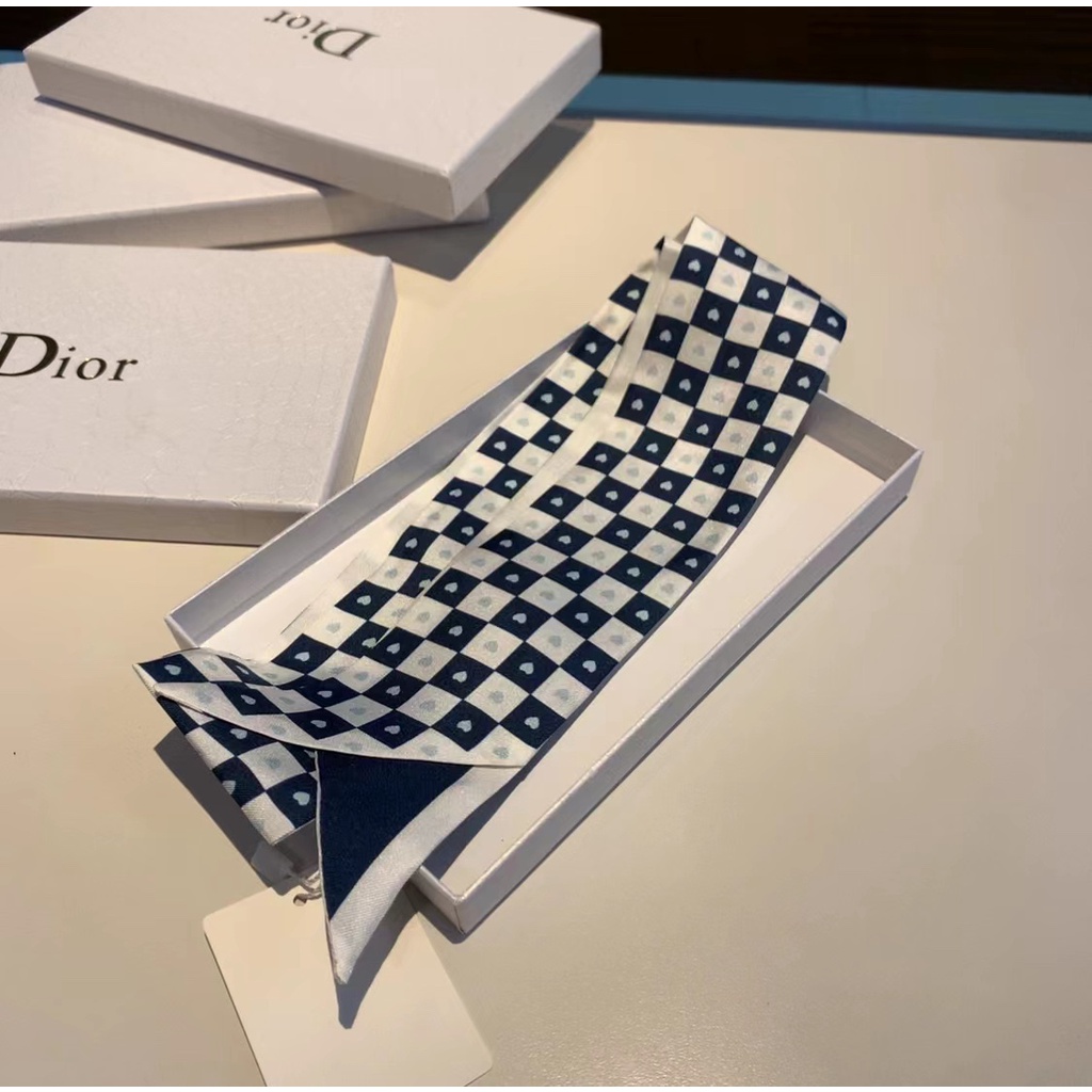 Khăn Quàng Cổ / Khăn Quàng Cổ / Túi Xách Bằng Lụa Họa Tiết Kẻ Sọc In Chữ Kiểu Cổ Điển Thời Trang 2022