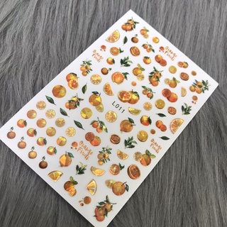 STICKER DÁN MÓNG HÌNH QUẢ CAM