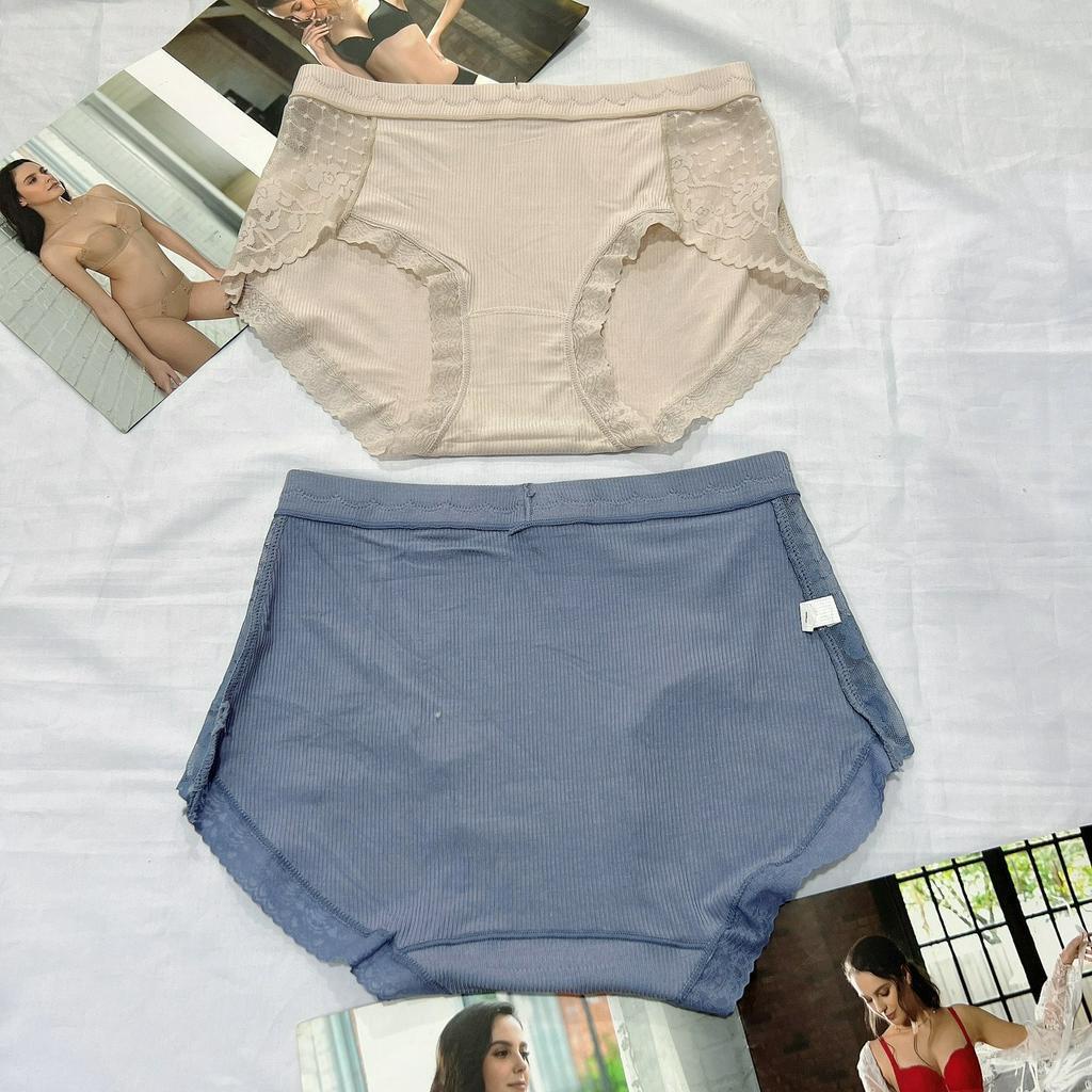 Quần lót nữ cotton viscose cao cấp cạp cao 2253 mềm mại thấm hút mồ hôi thoáng mát freesize từ 45kg-65kg