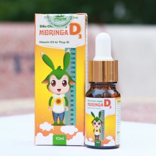 DẦU CHÙM NGÂY MORINGA D3 chống còi xương cho bé