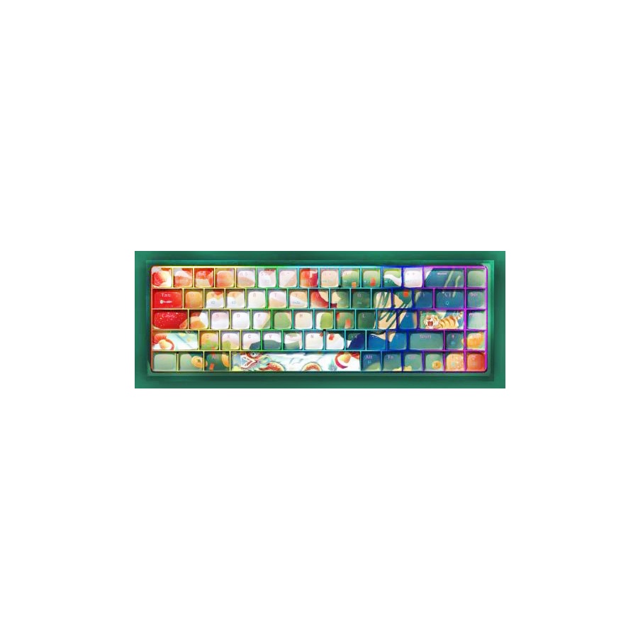 Bộ keycap Newmen cho GM680 Long Hổ Jungle Layout 68 nút - Hàng chính hãng