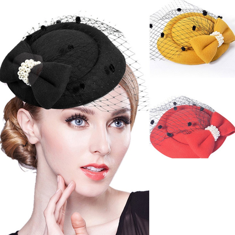 Kẹp Tóc Trang Trí Hình Nón Lưới Dễ Thương Dành Cho Nữ