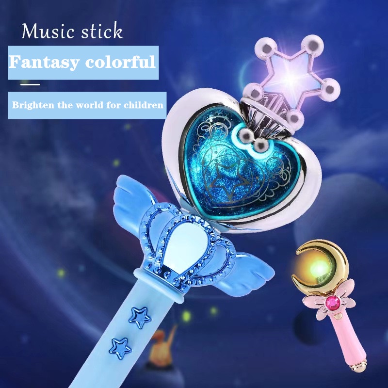 Gậy Đồ Chơi Ma Thuật Có Đèn LED Phát Nhạc Dành Cho Bé