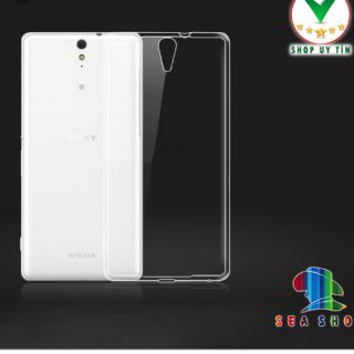 Ốp lưng dẻo silicon trong suốt sony C5