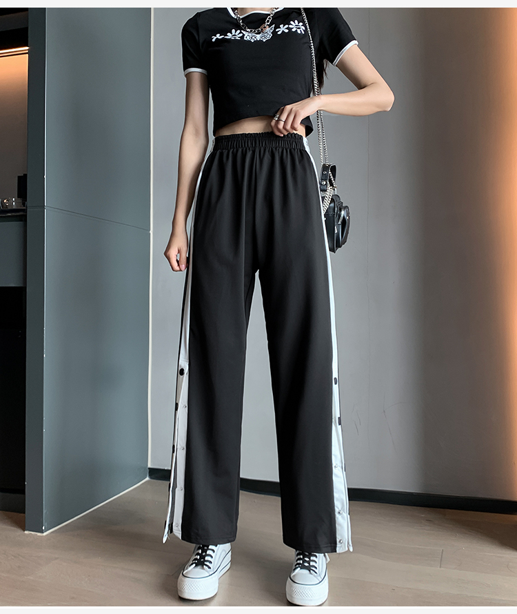 Quần dài SUXI cho nữ thiết kế dáng rộng phong cách thời trang mùa thu Hàn Quốc