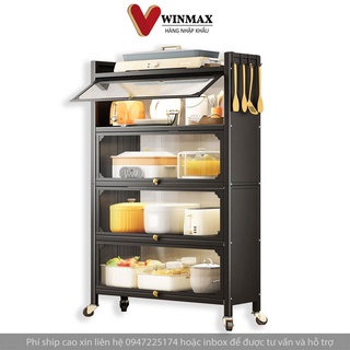 Kệ tủ bếp kệ nhà bếp để đồ đa năng thông minh winmax kdn-41, kệ lò vi sóng lò nướng xoong nồi dụng cụ nhà bếp 4 5 tầng