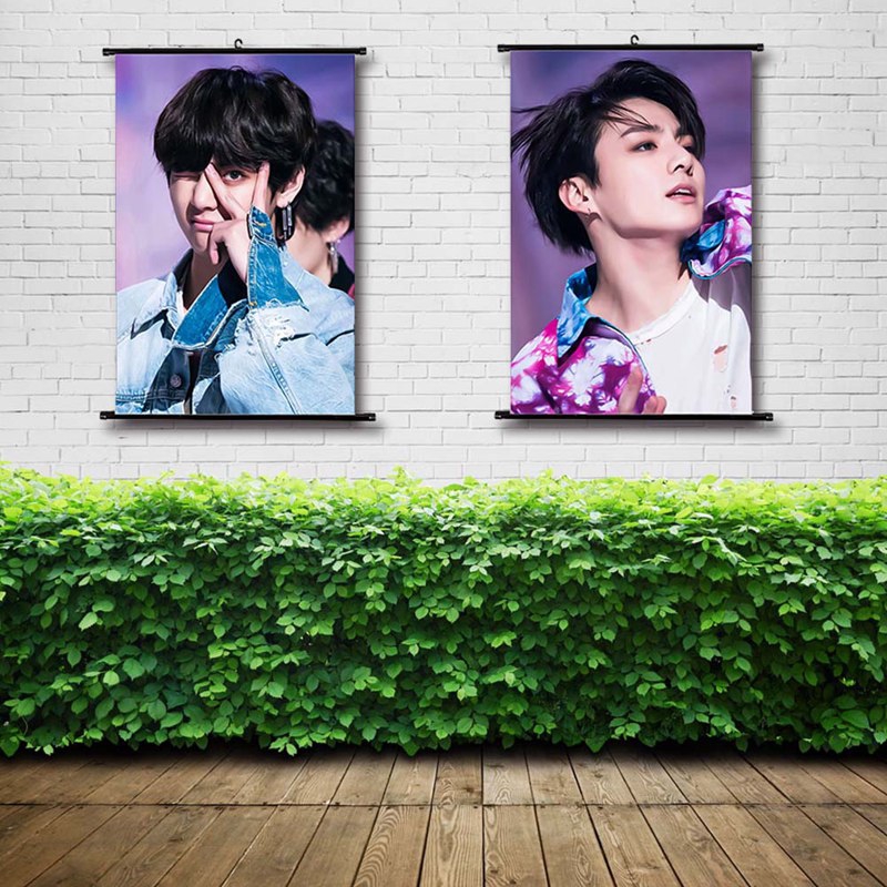 Poster treo tường in hình các thành viên nhóm nhạc KPOP BTS