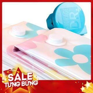 [BỊCH 8 TÚI] Túi hút chân không bảo quản quần áo chăn màn - Gọn gàng, chống nấm mốc (Gia dụng tiện ích 1102)