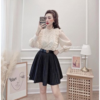 Bán sỉ áo sơ mi voan ren hoa
