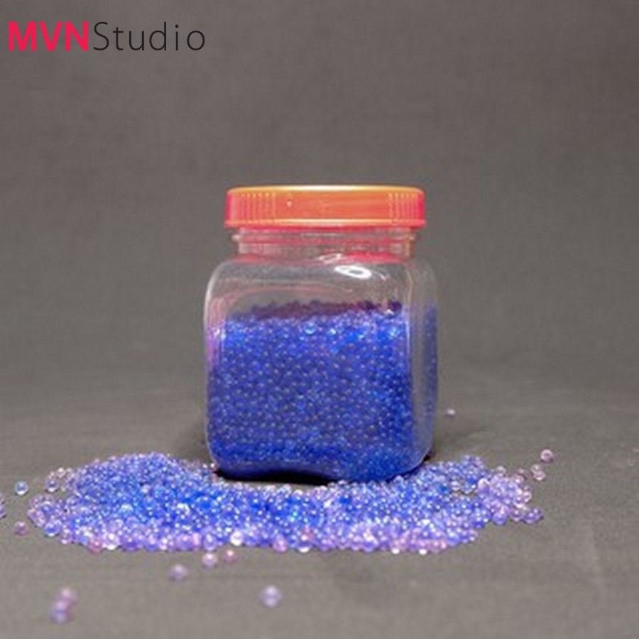 MVN Studio - Hộp 100g hạt hút ẩm silica gel màu xanh hút ẩm nhanh an toàn