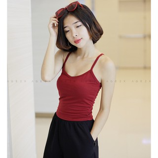 Áo thun 2 dây trơn body Hàng VNXK chất siêu đẹp