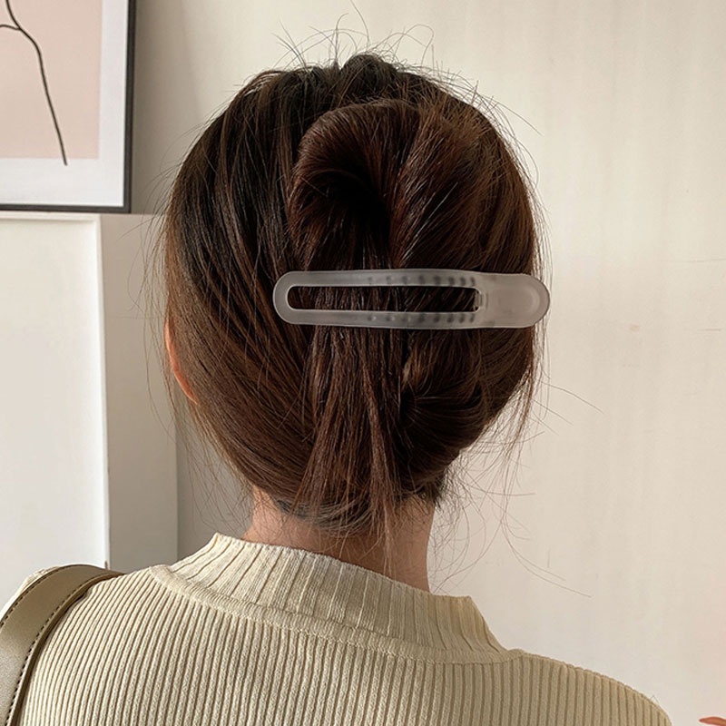 Kẹp Tóc Mỏ Vịt Lớn Phong Cách Hàn Quốc Cho Nữ