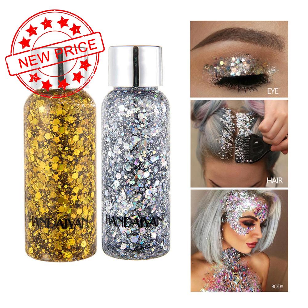 Gel Dán Trang Trí Mắt/ Tóc/Cơ Thể Đính Đá Lấp Lánh Z0N2