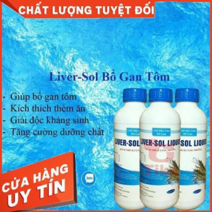 [Hàng Loại 1- Nhập Khẩu]  Bổ Gan Tôm–Phục Hồi Gan Tôm#Liversol Liquid