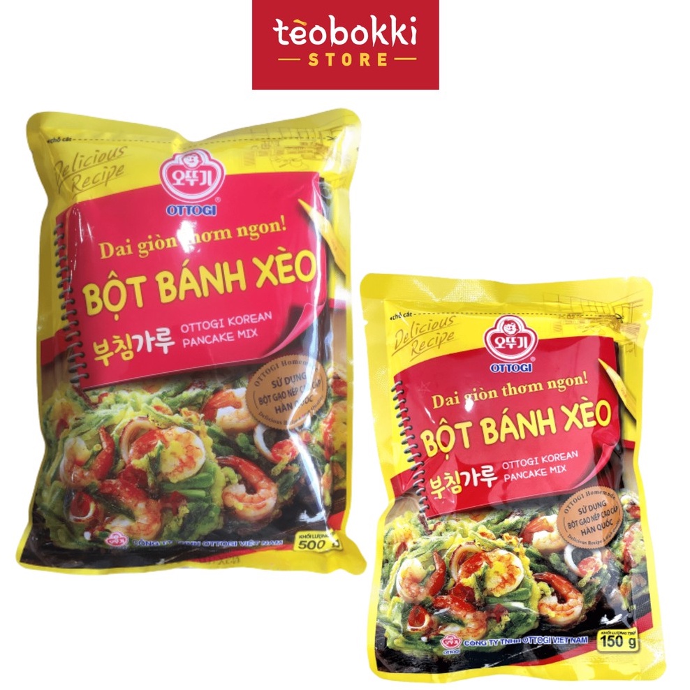 Bột bánh xèo bánh Hành Ottogi bịch 150g, 500g