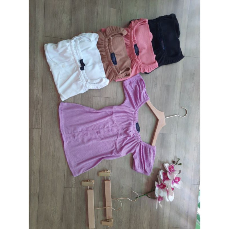 Áo bèo nhúm tay phồng