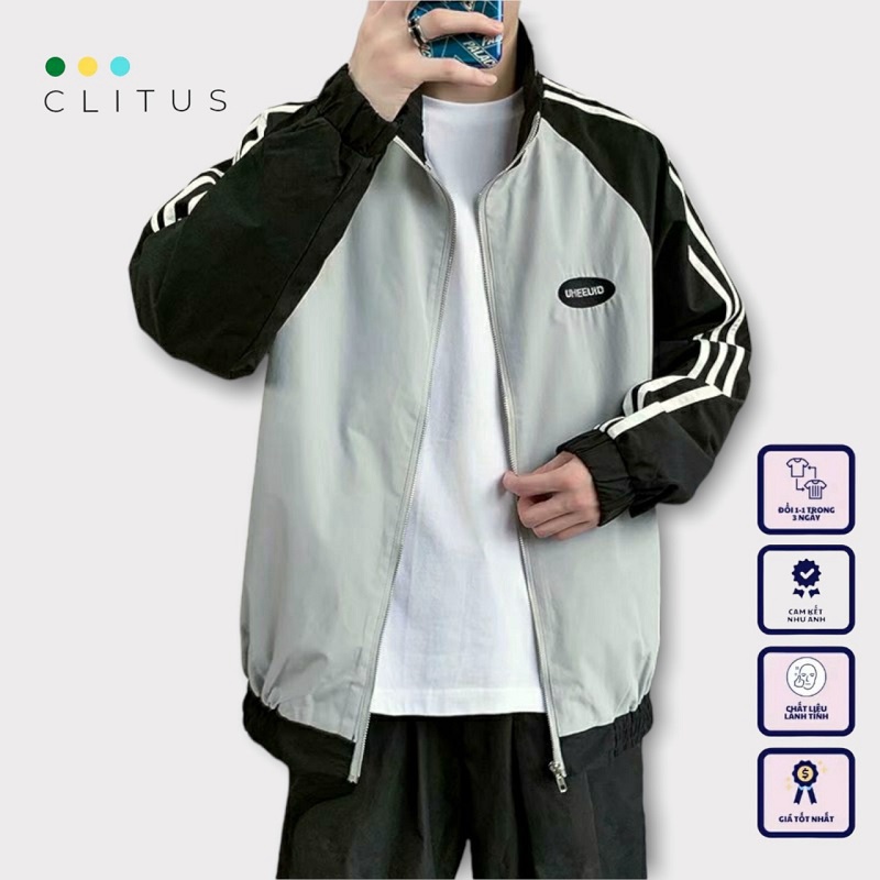 Áo Khoác Unisex Nam Nữ Chất Dù 2 Lớp Mẫu Mới Siêu HOT - CLITUS FASHION