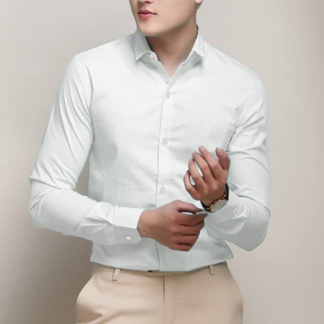 Xả Sơ mi nam dài tay basic