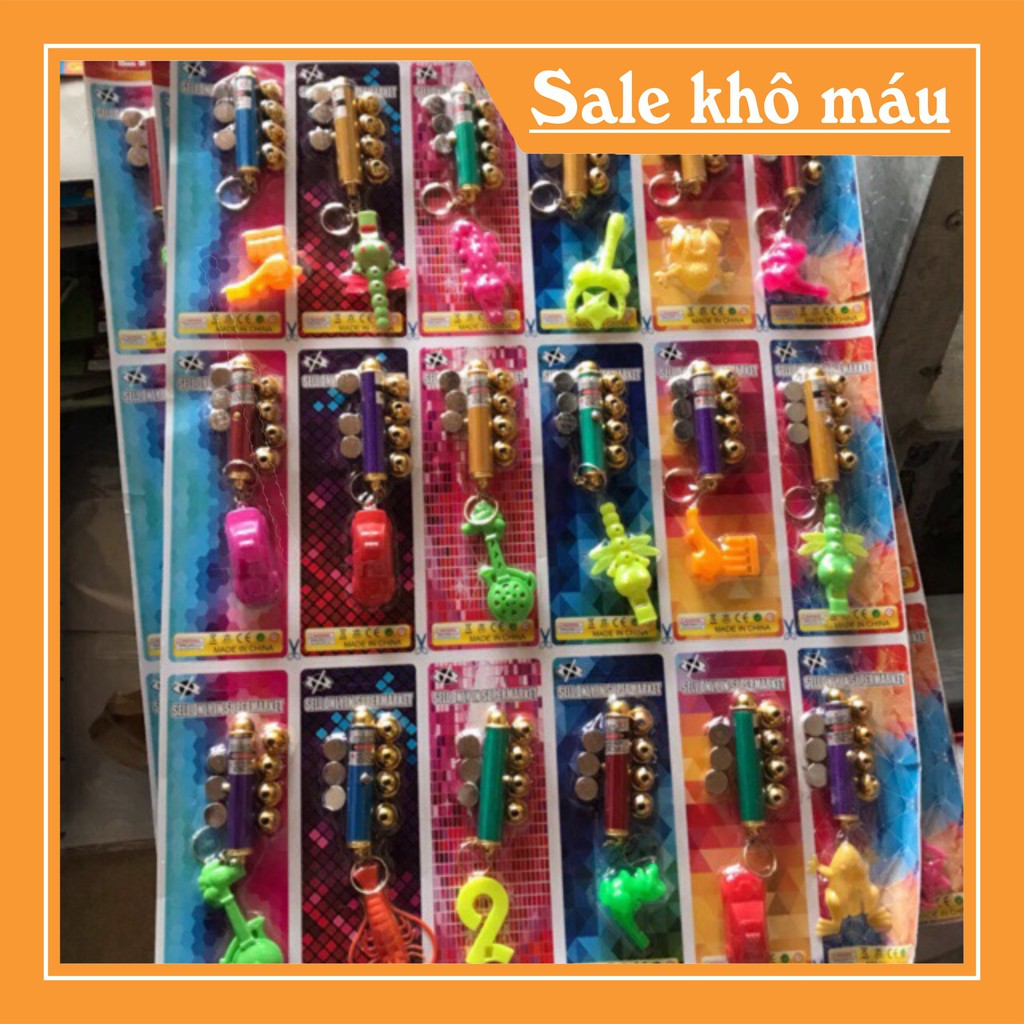 Bảng laze kèm móc khoá (18 chiếc)
