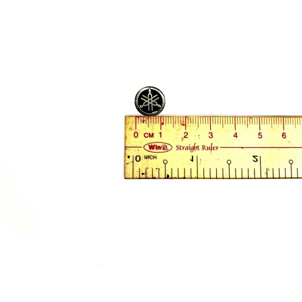 Tem logo Yamaha siêu nhỏ 1.2cm dán mặt đồng hồ, biển số siêu đẹp