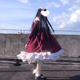 [Có ảnh thật] Váy đầm Lolita cosplay kèm ảnh thật phong cách Pháp