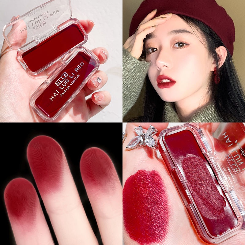 ✨✨Son kem lì HLLR chống thấm nước kèm cọ thoa tiện lợi