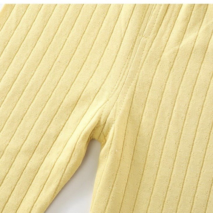 Bộ cotton dài tay cạp cao Hàng Quảng Châu cho bé trai bé gái mặc thu