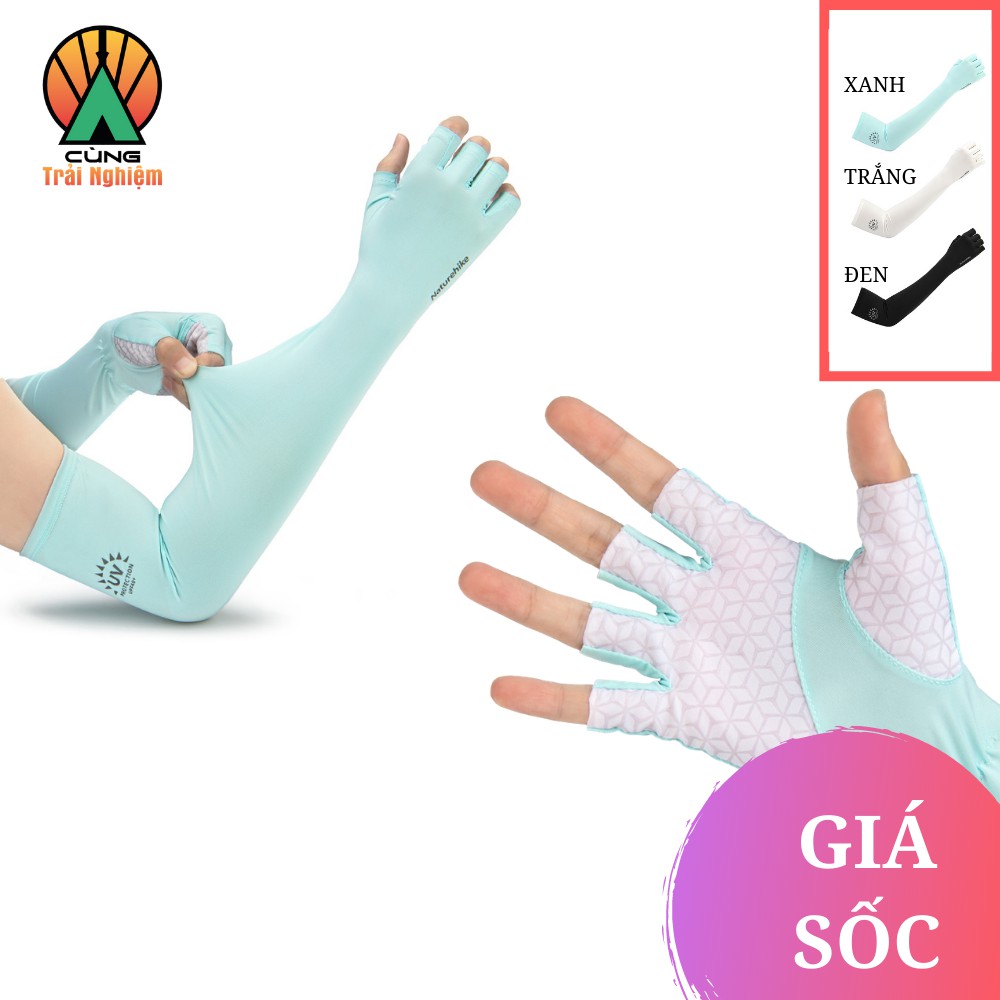 [CHÍNH HÃNG] Găng Tay Ống Chống Nắng Naturehike Làm Mát Thoáng Khí Siêu Chống Tia UV NH20FS023