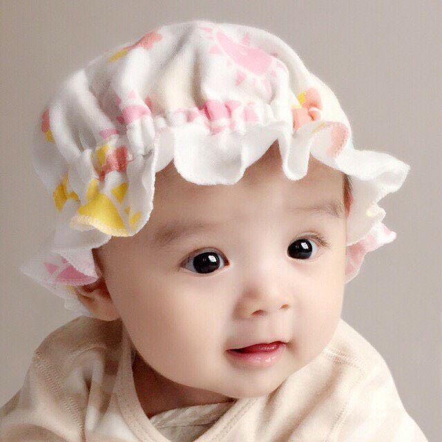 Mũ Bèo Bo Chun Cho Bé Gái Sơ Sinh