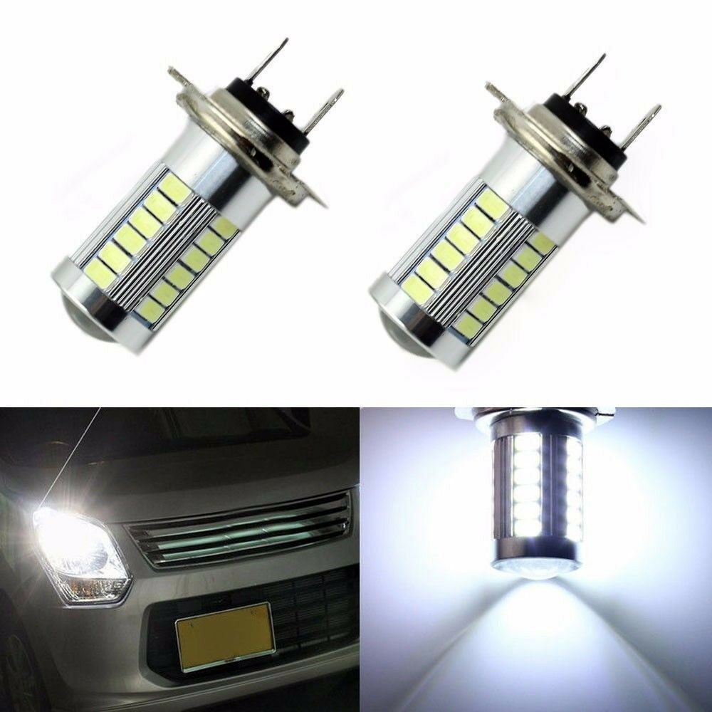 Bộ Đèn Led Chân H7 - 33SMD 5630 Dạng Cầu Lồi Cho Sương Mù, Đèn Xi Nhan, Đèn Hậu Đèn Lùi, Ô tô Xe Máy