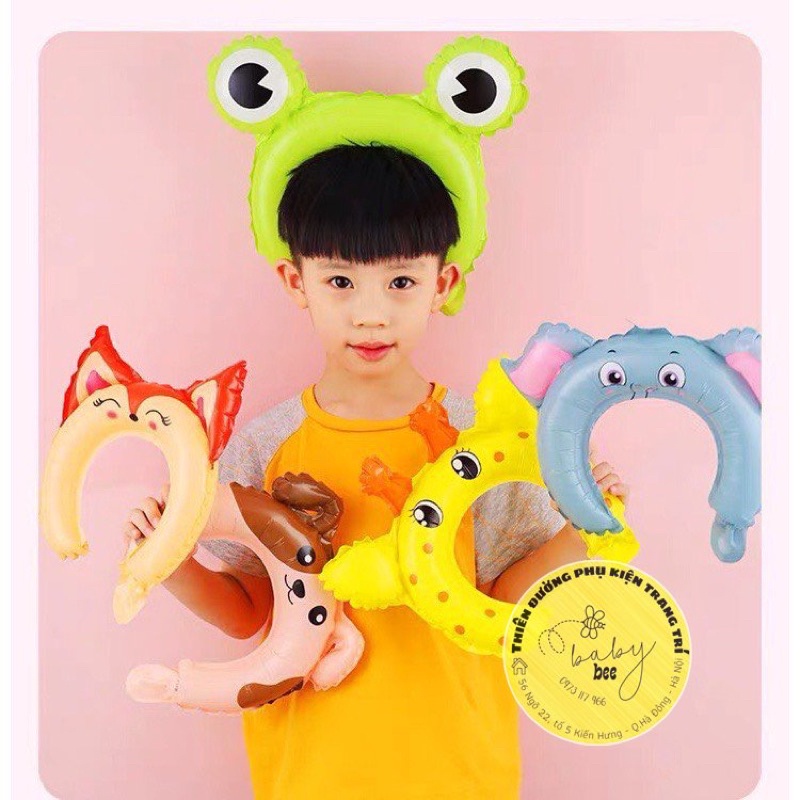 Bờm cài tóc bằng bóng nhiều mẫu