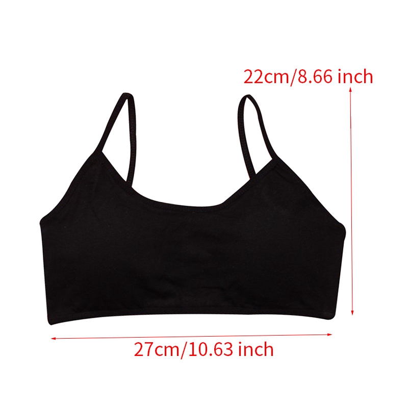 Áo ngực cotton mềm mại chống nhìn thấy tiện lợi dành cho bé gái