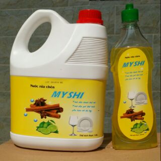 Nước rửa chén thảo dược tinh dầu quế đậm đặc myshi