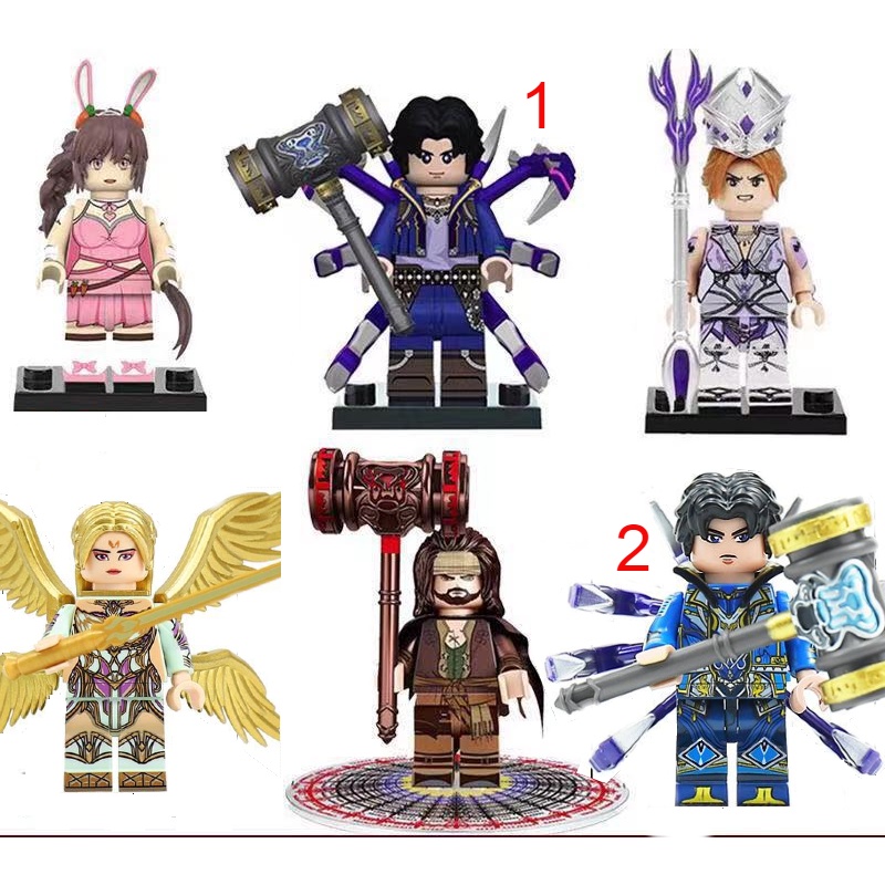 Minifigures Các Mẫu Nhân Vật Trong Đấu La Đại Lục - Lắp Ráp Nhân Vật Đường Tam Tiểu Vũ Bỉ Bỉ Đông Đường Hạo