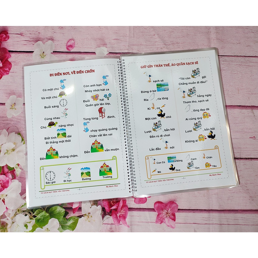 Học liệu tiềm thức "Bé kể Mẹ nghe" ép plastic bền đẹp chống nước, Có QR code file nghe tiện lợi